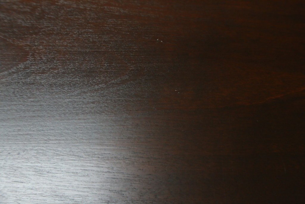中古　超美品　松本民芸家具　M型バタフライ卓(楕円)　凝った脚のデザインが目を惹くバタフライテーブル　定価約28万円　(R-084701)
