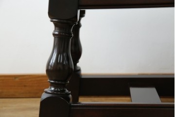 中古　超美品　松本民芸家具　特注品　和洋どちらにも合う上質なサイドテーブル　(R-084702)