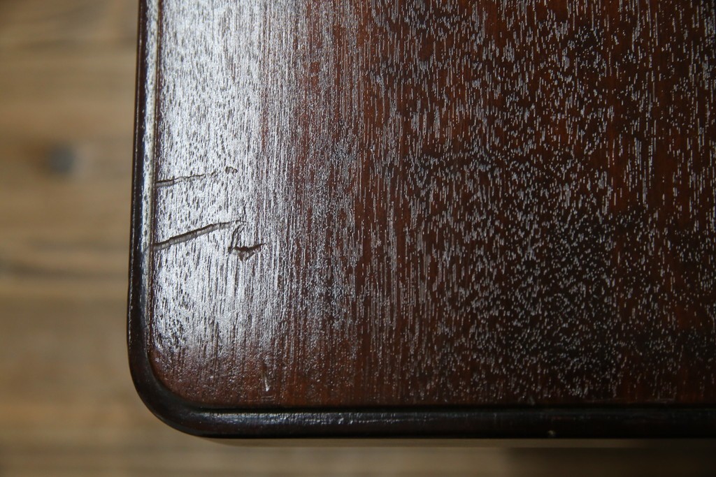 中古　超美品　松本民芸家具　特注品　和洋どちらにも合う上質なサイドテーブル　(R-084702)