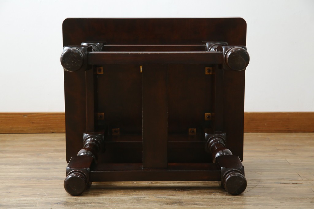 中古　超美品　松本民芸家具　特注品　和洋どちらにも合う上質なサイドテーブル　(R-084702)