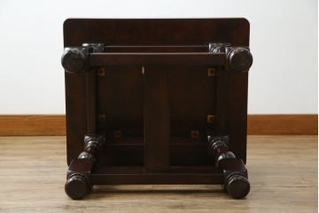 中古　超美品　松本民芸家具　特注品　和洋どちらにも合う上質なサイドテーブル　(R-084702)