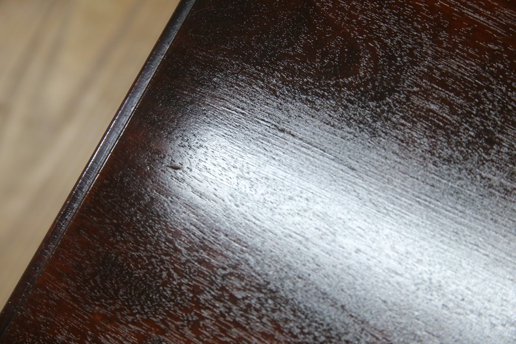 中古　超美品　松本民芸家具　特注品　和洋どちらにも合う上質なサイドテーブル　(R-084702)