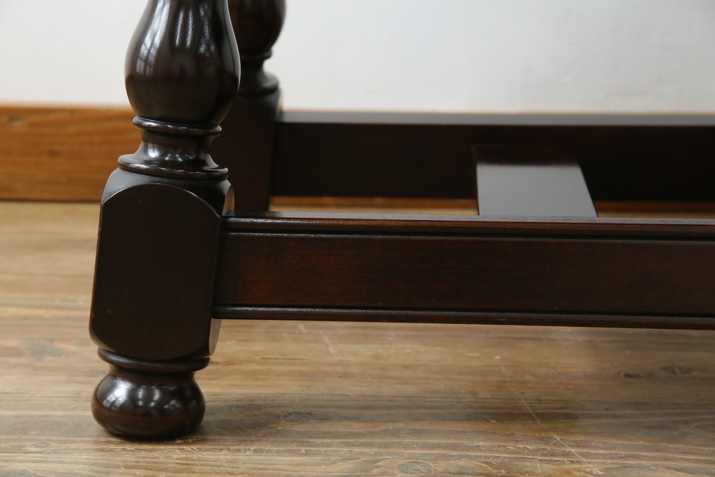 中古　超美品　松本民芸家具　特注品　和洋どちらにも合う上質なサイドテーブル　(R-084702)