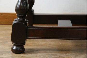 中古　超美品　松本民芸家具　特注品　和洋どちらにも合う上質なサイドテーブル　(R-084702)