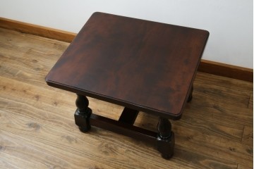 中古　超美品　松本民芸家具　特注品　和洋どちらにも合う上質なサイドテーブル　(R-084702)