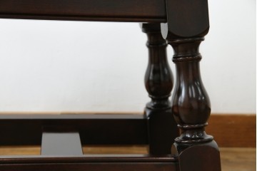 中古　超美品　松本民芸家具　特注品　和洋どちらにも合う上質なサイドテーブル　(R-084702)