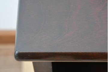 中古　超美品!!　特注品　松本民芸家具　洗練されたデザインで和モダンなお部屋に馴染む飾り棚　(R-084703)