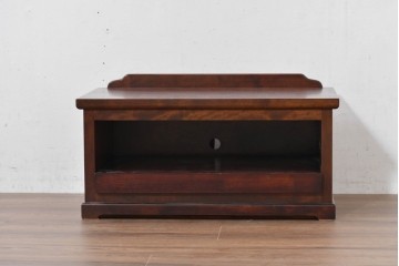 中古　超美品　特注品　松本民芸家具　和室にも洋室にも馴染むスライドテーブル付きのテレビ台　(R-084704)