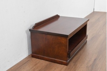 中古　超美品　特注品　松本民芸家具　和室にも洋室にも馴染むスライドテーブル付きのテレビ台　(R-084704)