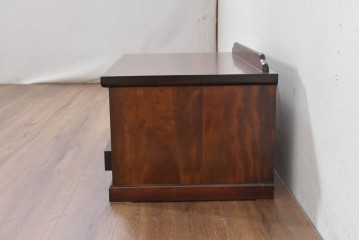 中古　超美品　特注品　松本民芸家具　和室にも洋室にも馴染むスライドテーブル付きのテレビ台　(R-084704)