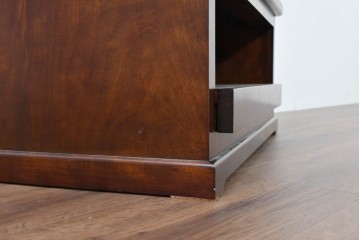 中古　超美品　特注品　松本民芸家具　和室にも洋室にも馴染むスライドテーブル付きのテレビ台　(R-084704)