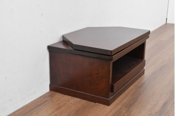 中古　超美品　特注品　松本民芸家具　落ち着いた佇まいのスライドテーブル付きテレビ台　(R-084705)