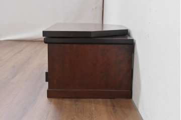 中古　超美品　特注品　松本民芸家具　落ち着いた佇まいのスライドテーブル付きテレビ台　(R-084705)