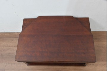 中古　超美品　特注品　松本民芸家具　落ち着いた佇まいのスライドテーブル付きテレビ台　(R-084705)