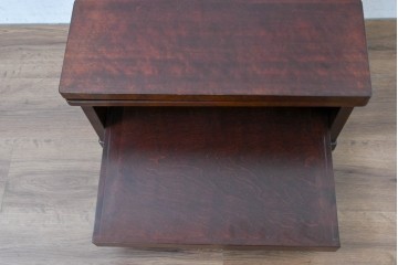 中古　超美品　特注品　松本民芸家具　落ち着いた佇まいのスライドテーブル付きテレビ台　(R-084705)