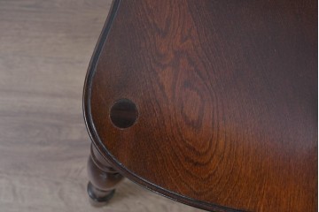中古　超美品　松本民芸家具　背貫のデザインが目を引くB型ワイコムチェア　定価約12万円相当　(R-084706)