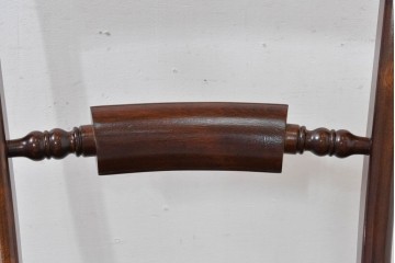 中古　超美品　松本民芸家具　背貫のデザインが目を引くB型ワイコムチェア　定価約12万円相当　(R-084706)