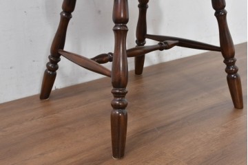 中古　美品　松本民芸家具　#91型　落ち着きのある大人カフェ風インテリアが叶うキャプテンチェア　定価約13万円相当　(R-084707)