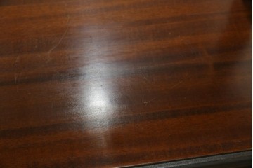 中古　美品　希少な廃番品!!　イタリア製　クラシカルな佇まいと実用性を兼ね備えたキャスター付き木製プランター　(R-084709)