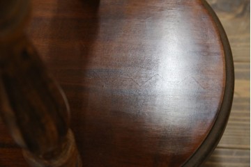 中古　美品　希少な廃番品!!　イタリア製　クラシカルな佇まいと実用性を兼ね備えたキャスター付き木製プランター　(R-084709)