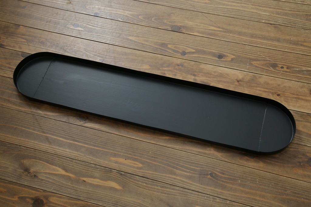 中古　美品　希少な廃番品!!　イタリア製　クラシカルな佇まいと実用性を兼ね備えたキャスター付き木製プランター　(R-084709)