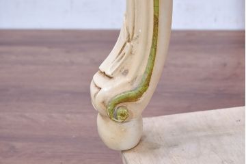 中古　美品　イタリア　SILIK(シリック)　繊細な装飾と気品あふれる佇まいが魅力的なサイドテーブル(サイドチェスト、コンソールテーブル、飾り台)(定価約140万円)(R-084710)