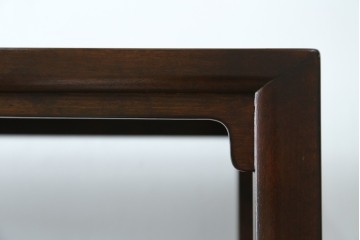 中古　美品　松本民芸家具　和モダンな佇まいが目を引くJ型朝鮮棚　定価約45万円　(R-084714)