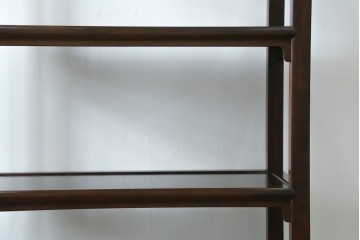 中古　美品　松本民芸家具　和モダンな佇まいが目を引くJ型朝鮮棚　定価約45万円　(R-084714)