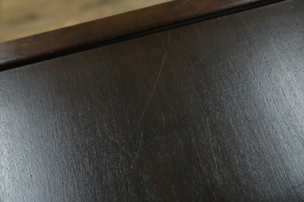 中古　美品　松本民芸家具　和モダンな佇まいが目を引くJ型朝鮮棚　定価約45万円　(R-084714)