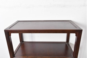 中古　美品　松本民芸家具　和モダンな佇まいが目を引くJ型朝鮮棚　定価約45万円相当　(R-084714)