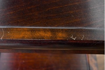 中古　美品　松本民芸家具　和モダンな佇まいが目を引くJ型朝鮮棚　定価約45万円相当　(R-084714)