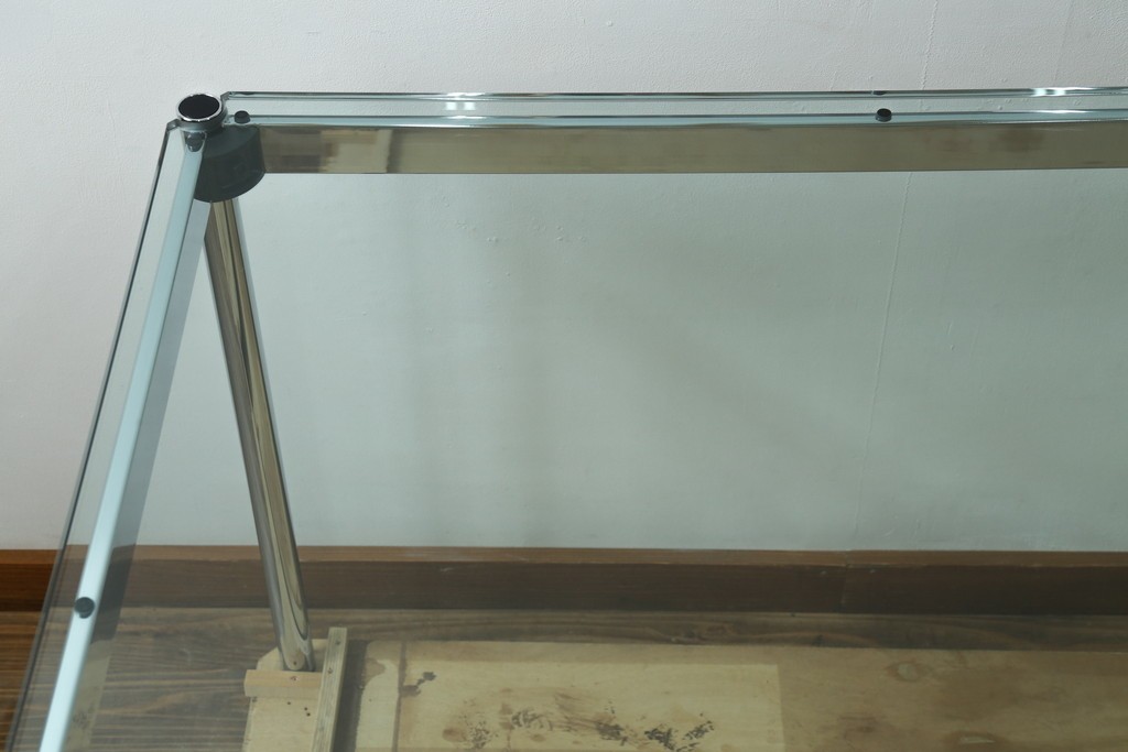 中古　美品　USMハラー(USM Haller)　幅1750㎜　ガラストップテーブル　(R-084715)