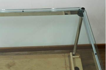 中古　美品　USMハラー(USM Haller)　幅1750㎜　ガラストップテーブル　(R-084715)