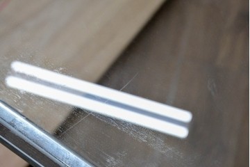 中古　美品　USMハラー(USM Haller)　シンプルモダンなガラストップテーブル　(R-084715)