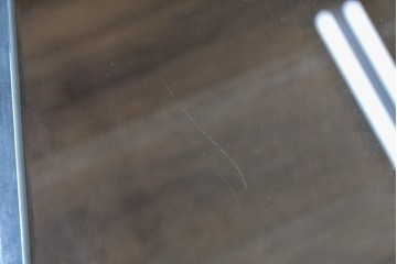 中古　美品　USMハラー(USM Haller)　シンプルモダンなガラストップテーブル　(R-084715)