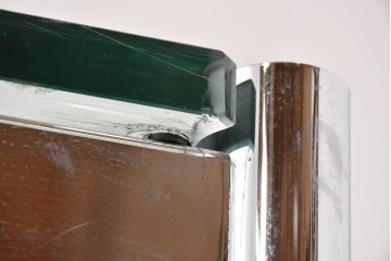 中古　美品　USMハラー(USM Haller)　シンプルモダンなガラストップテーブル　(R-084715)