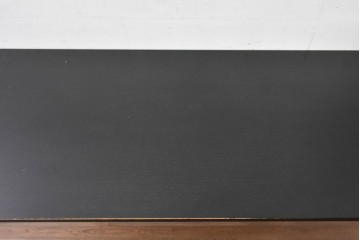 中古　美品　USMハラー(USM Haller)　ブラック天板とスチールフレームが洗練された印象のテーブル　(R-084716)