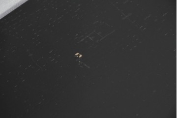 中古　美品　USMハラー(USM Haller)　ブラック天板とスチールフレームが洗練された印象のテーブル　(R-084716)