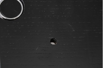 中古　美品　USMハラー(USM Haller)　ブラック天板とスチールフレームが洗練された印象のテーブル　(R-084716)