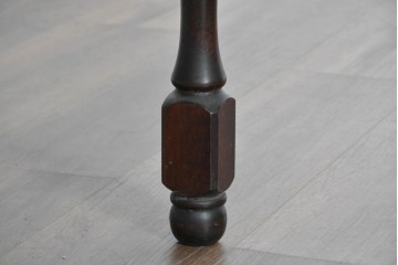 中古　希少な絶版品　北海道民芸家具　#475　木目が特徴的なダイニングテーブル　(R-084718)