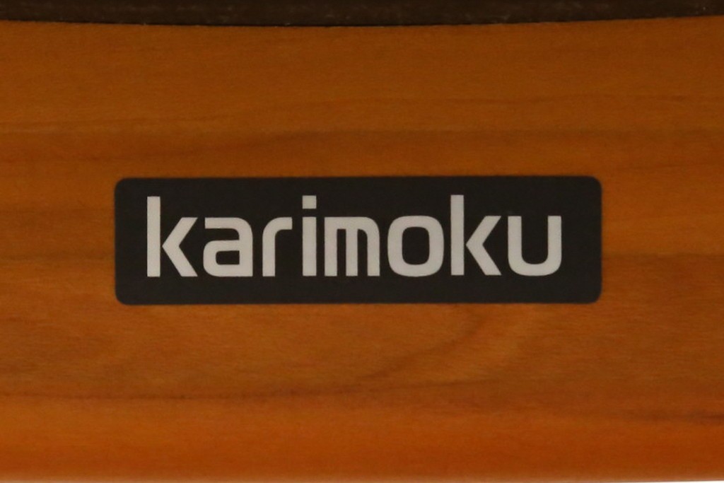 中古　美品　カリモク家具(karimoku)　ザ・ファースト(THE FIRST)　RU71　上質なくつろぎの時間を演出するリクライニングチェアとオットマンのセット　定価(セット合計)約28万円　(R-084723)