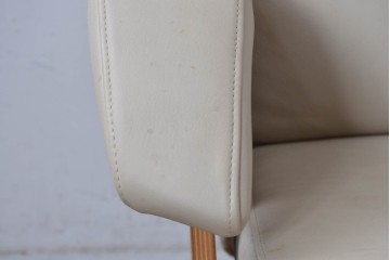 中古　美品　カリモク家具(karimoku)　ザ・ファースト(THE FIRST)　RU71　上質なくつろぎの時間を演出するリクライニングチェアとオットマンのセット　定価約28万円相当　(R-084723)