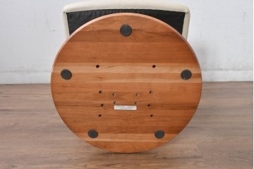 中古　美品　カリモク家具(karimoku)　ザ・ファースト(THE FIRST)　RU71　上質なくつろぎの時間を演出するリクライニングチェアとオットマンのセット　定価約28万円相当　(R-084723)