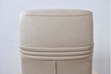 中古　美品　カリモク家具(karimoku)　ザ・ファースト(THE FIRST)　RU71　上質なくつろぎの時間を演出するリクライニングチェアとオットマンのセット　定価約28万円相当　(R-084723)