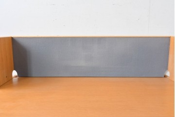 中古　北海道旭川家具　インテリアセンター(カンディハウス) 　オーク材　取り外しパネル付き　ナチュラルモダンなデスクとワゴンのセット　(R-084724)