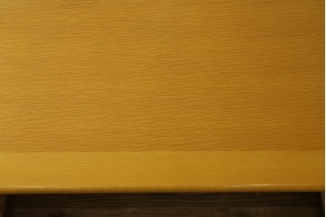 中古　北海道旭川家具　CONDE HOUSE(カンディハウス)　インテリアセンター　オーク材　取り外しパネル付き　ナチュラルモダンなデスクとワゴンのセット　(R-084725)