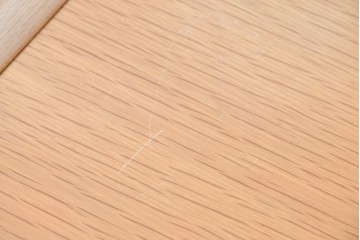 中古 北海道旭川家具 インテリアセンター(カンディハウス)  オーク材 取り外しパネル付き ナチュラルモダンなデスクとワゴンのセット (R-084726)
