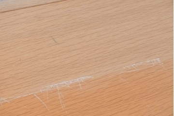 中古 北海道旭川家具 インテリアセンター(カンディハウス)  オーク材 取り外しパネル付き ナチュラルモダンなデスクとワゴンのセット (R-084726)