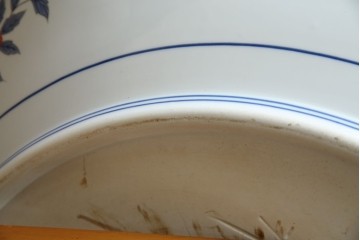 有田焼　神右衛門　3尺　約99cm　色彩豊かな染錦鶴絵が華やぐ皿立て付きの大皿　定価約100〜150万円　(R-084735)