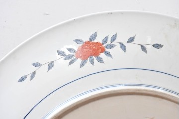 有田焼　神右衛門　3尺　約99cm　色彩豊かな染錦鶴絵が華やぐ皿立て付きの大皿　定価約100～150万円相当　(R-084735)